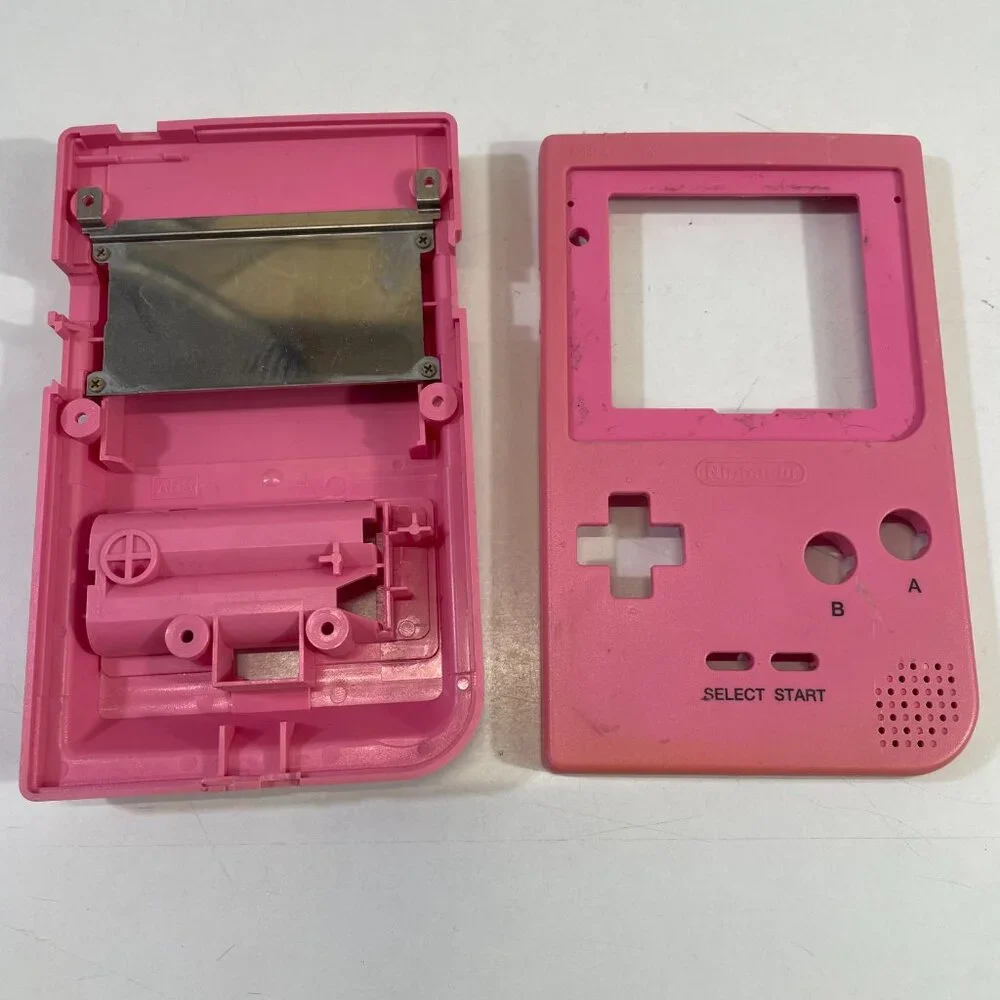 nintendo gameboy pocket shell pink video games